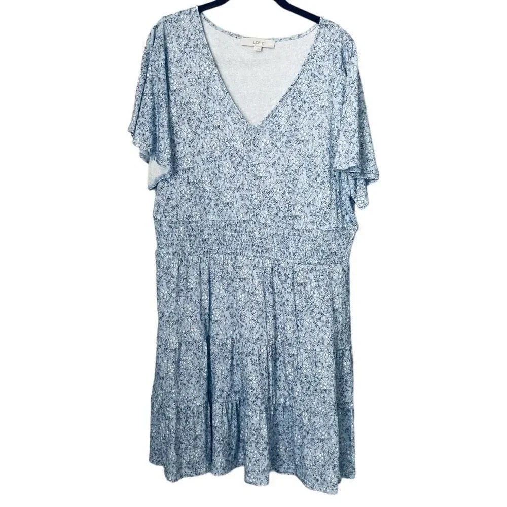 LOFT floral dress